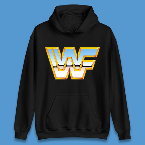 Retro World Wrestling Federation Logo (WWF) Professional Wrestling Unisex Hoodie