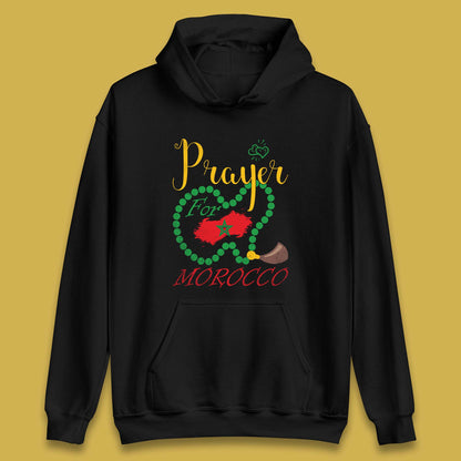 Prayer For Morocco Stay Strong Morocco Earthquake Support Unisex Hoodie