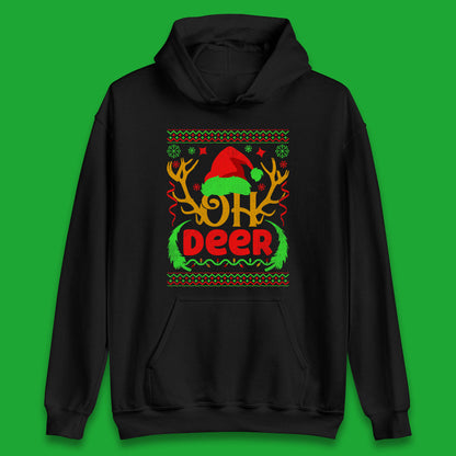 deer antlers christmas hoodie