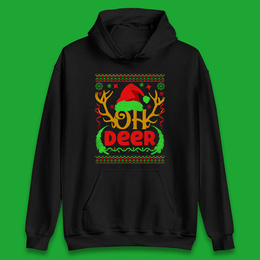 deer antlers christmas hoodie