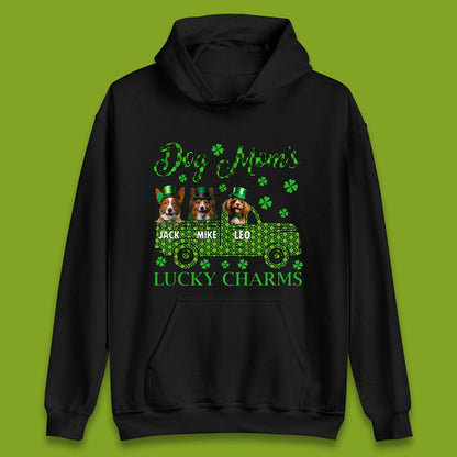 Personalised Dog Mom's Lucky Charms Unisex Hoodie