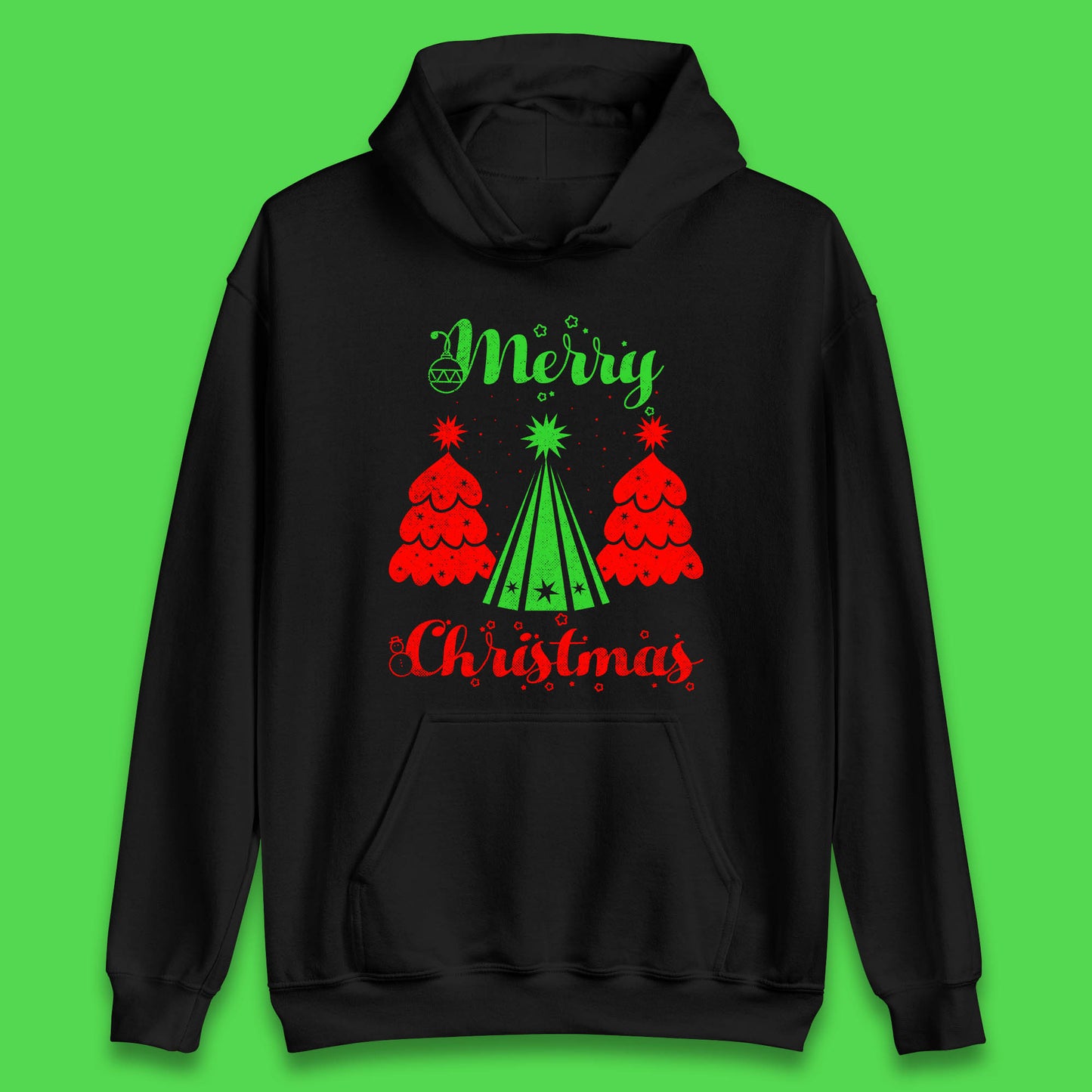 merry christmas tree hoodie