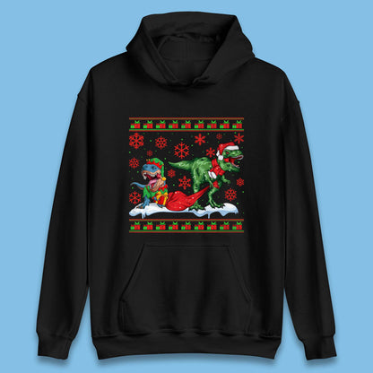 santa & elf costume hoodie
