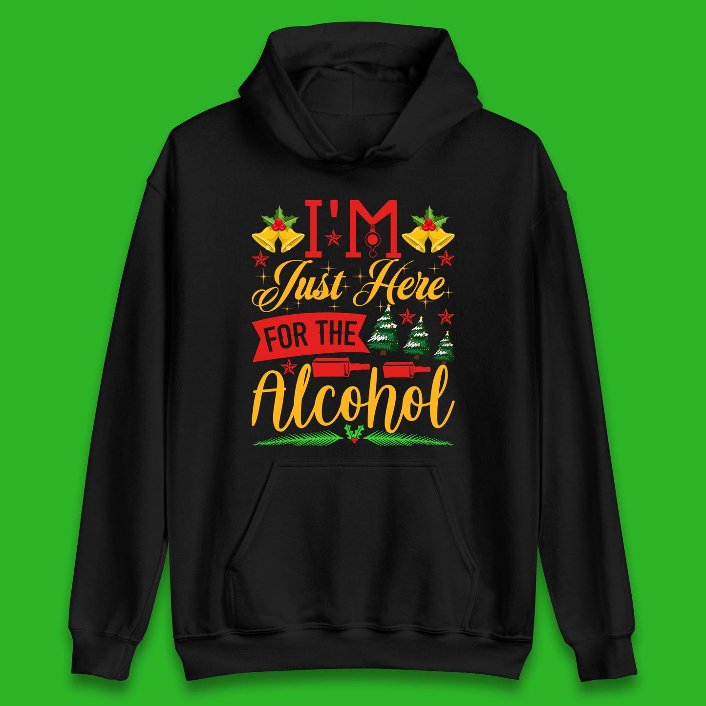 christmas drinking party hoodie