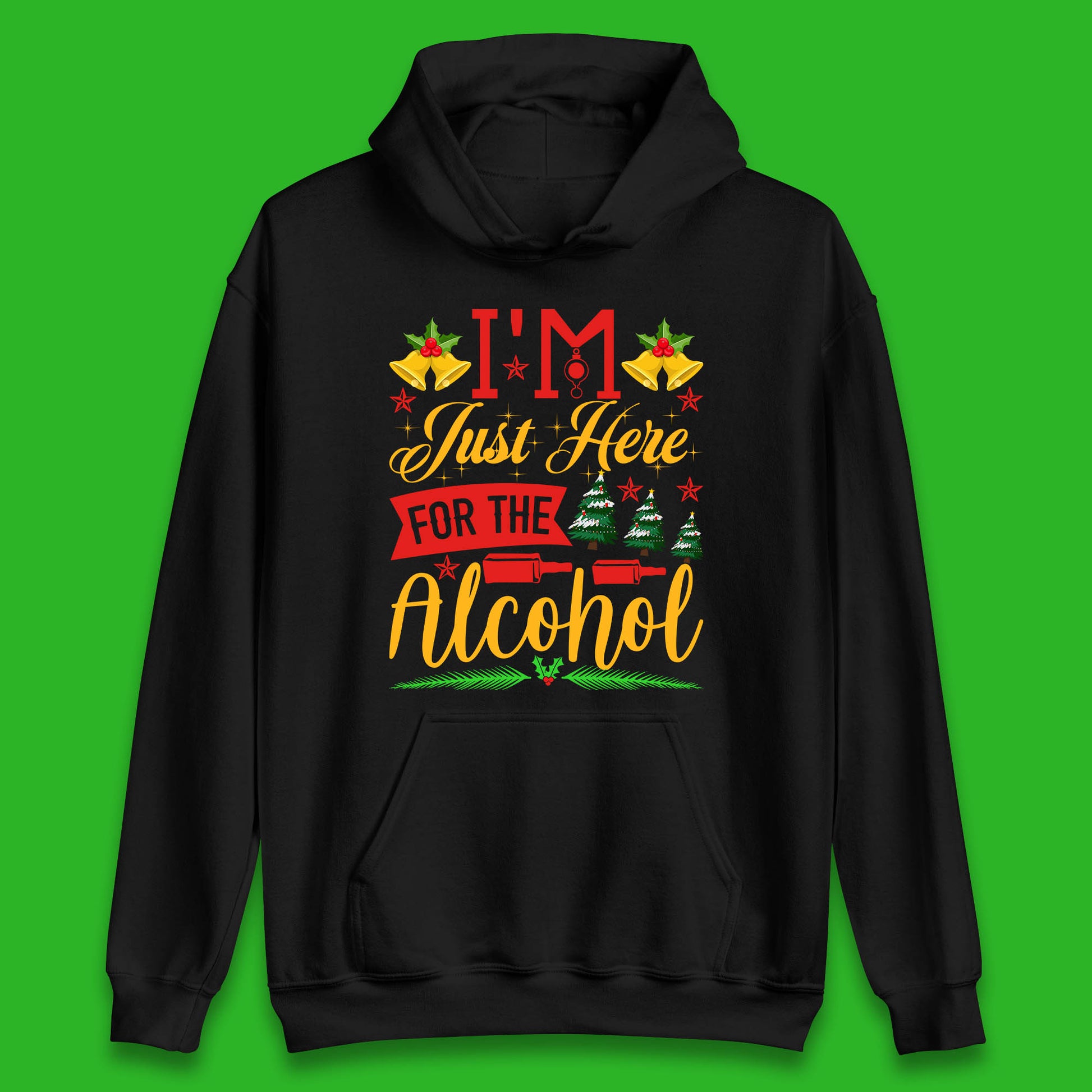 christmas drinking party hoodie