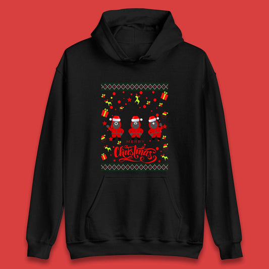 Squid Game Guards Christmas Unisex Hoodie