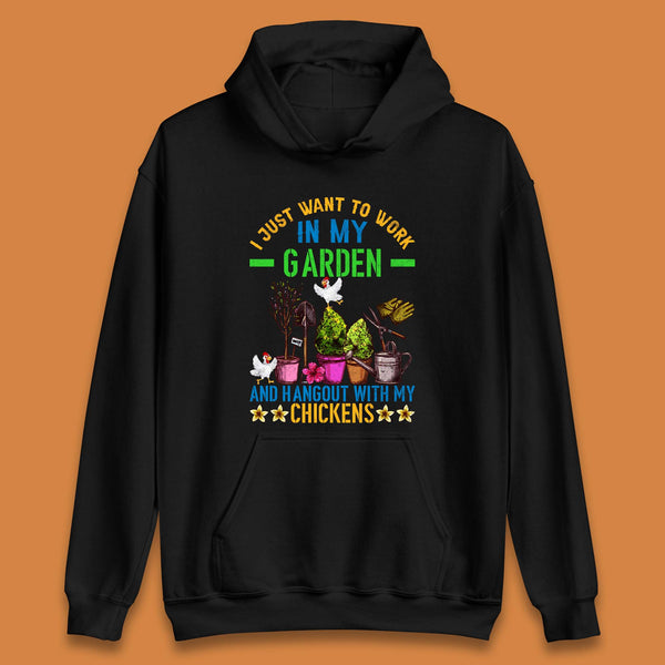 Hangout With My Chickens Unisex Hoodie