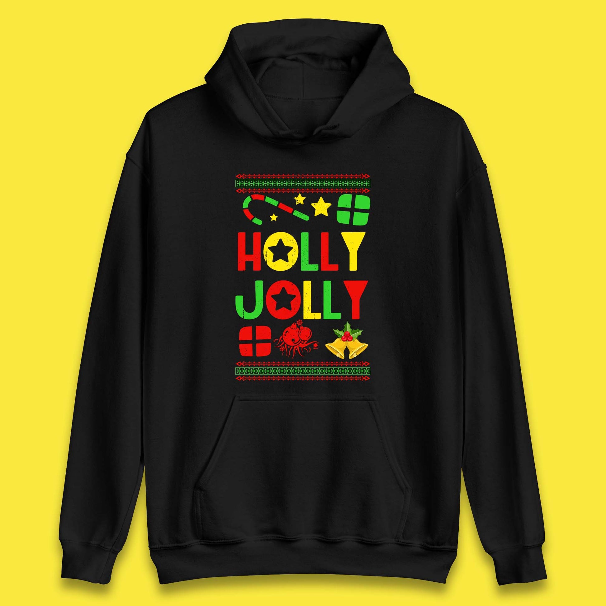 holly jolly christmas hoodie