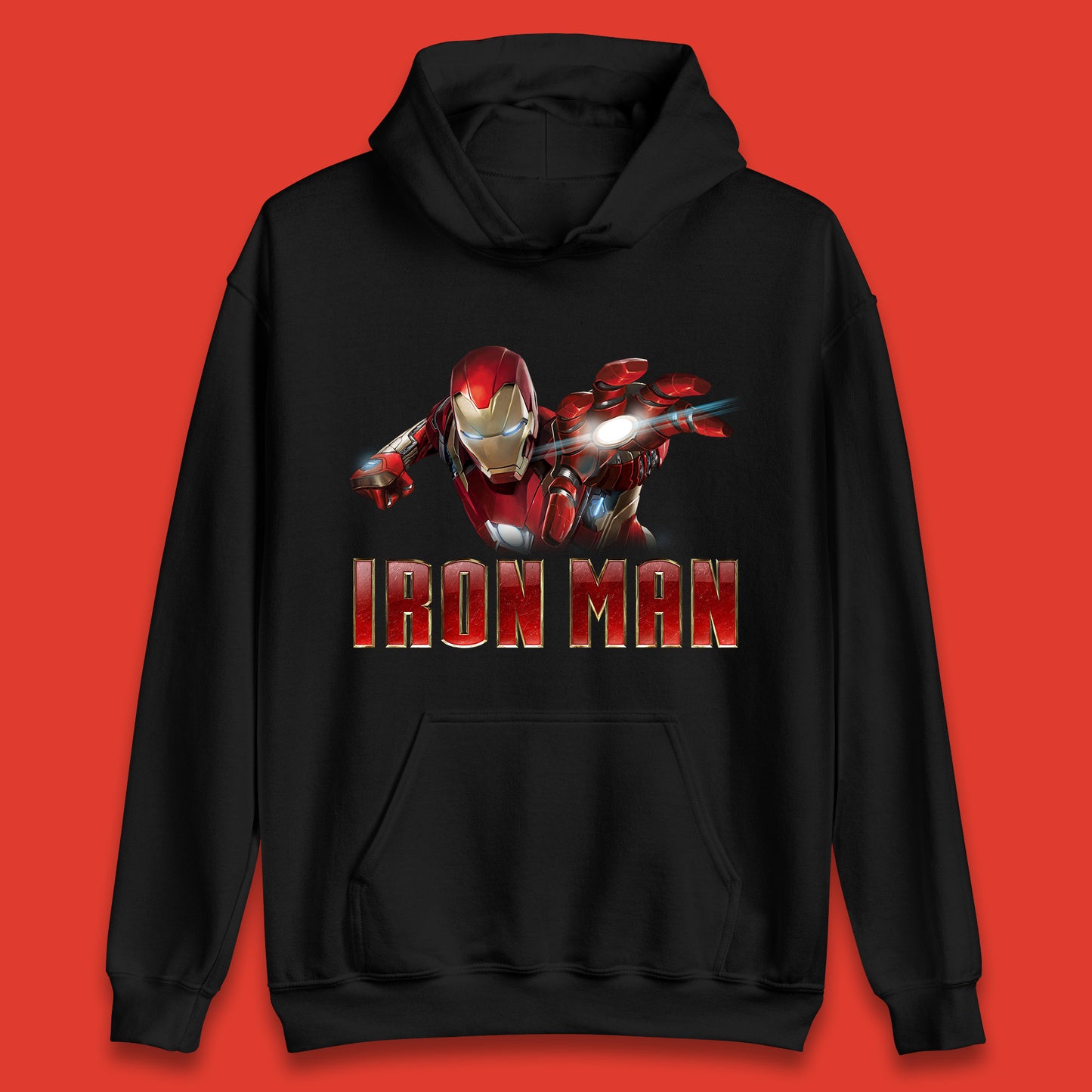 Iron Man Superhero Marvel Avengers Comic Book Character Flaying Iron-Man Marvel Comics Unisex Hoodie