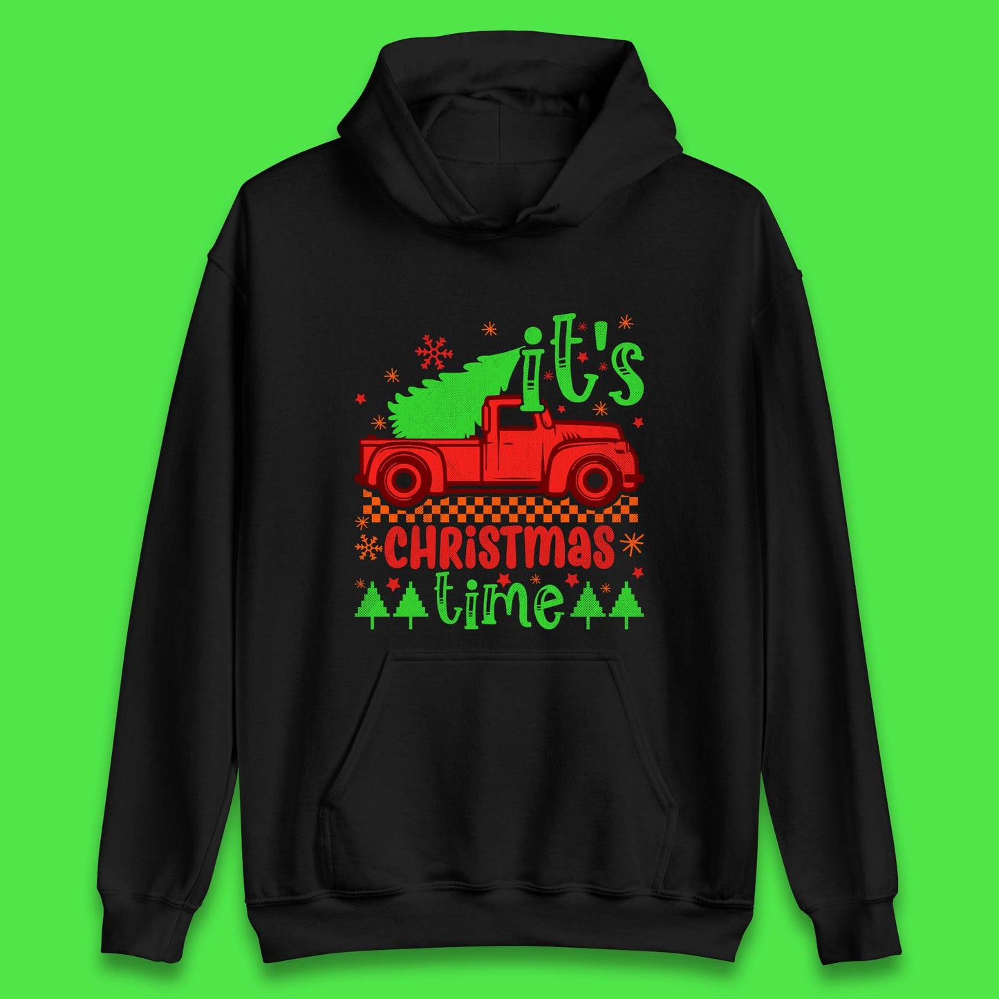 Christmas Truck Unisex Hoodie