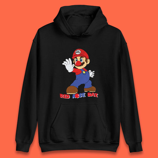 Red Nose Day Super Mario Hoodie for Sale UK