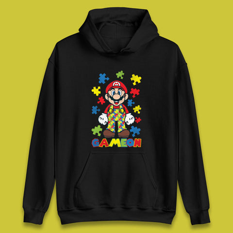 Autism Super Mario Unisex Hoodie