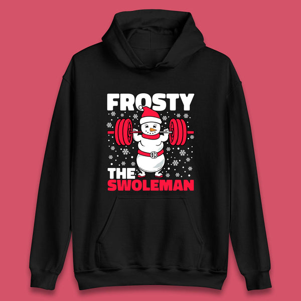 Frosty The Swoleman Christmas Unisex Hoodie