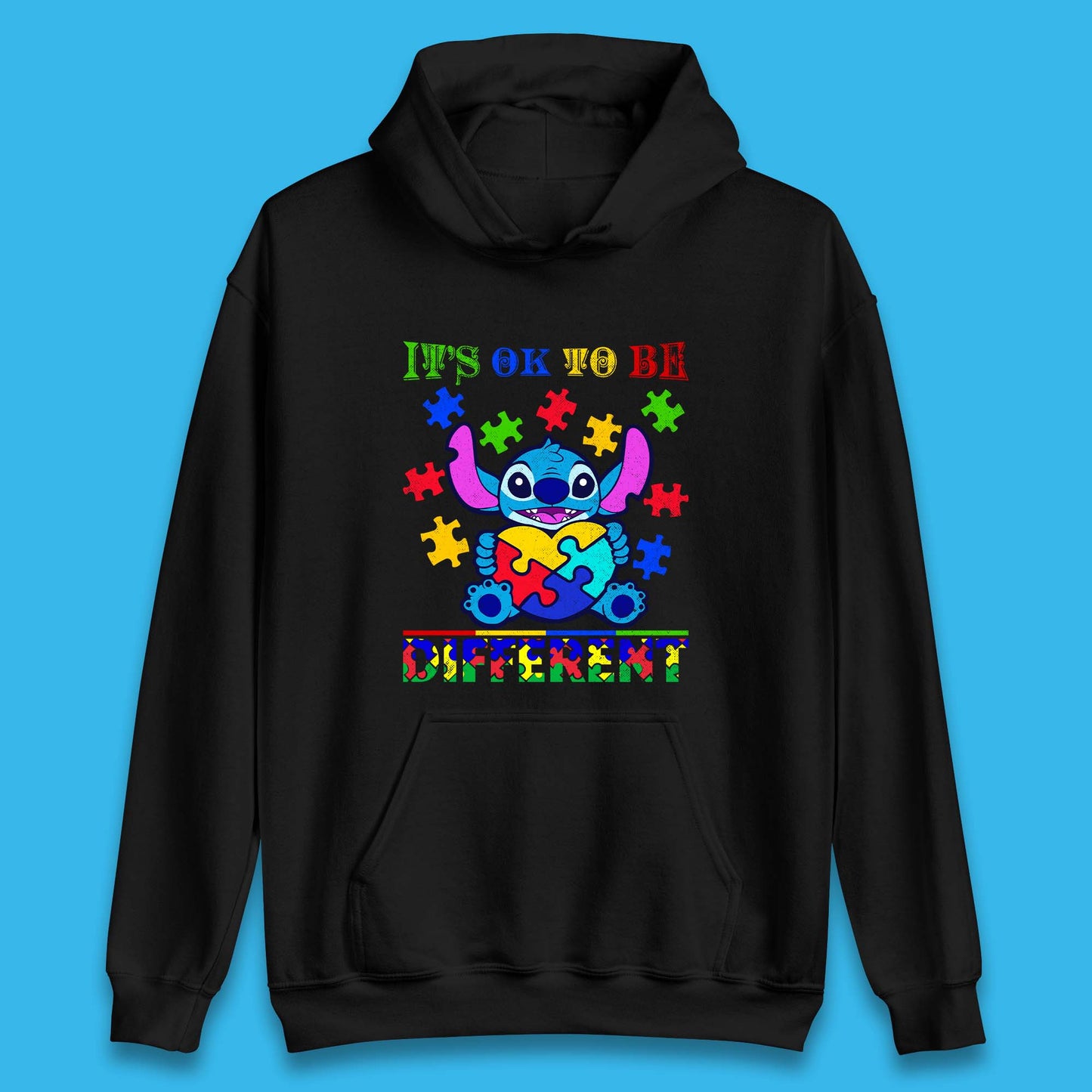 Disney Stitch Autism Unisex Hoodie