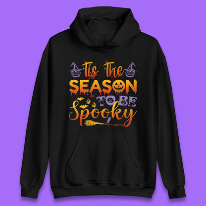 Tis The Season To Be Spooky Halloween Creepy Season Unisex Hoodie