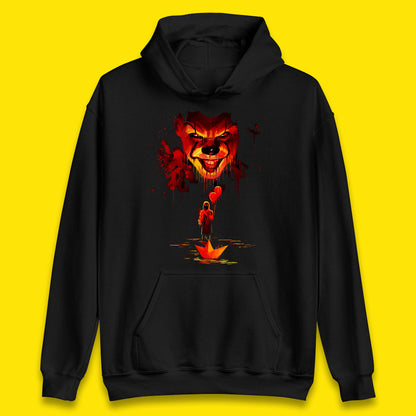 IT Clown Pennywise Halloween Horror Movie Character Serial Killer Clown Costume Unisex Hoodie