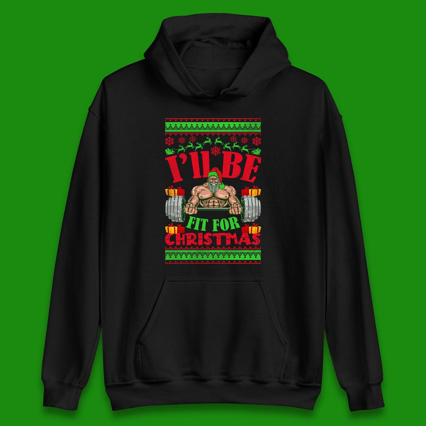 christmas gym hoodie