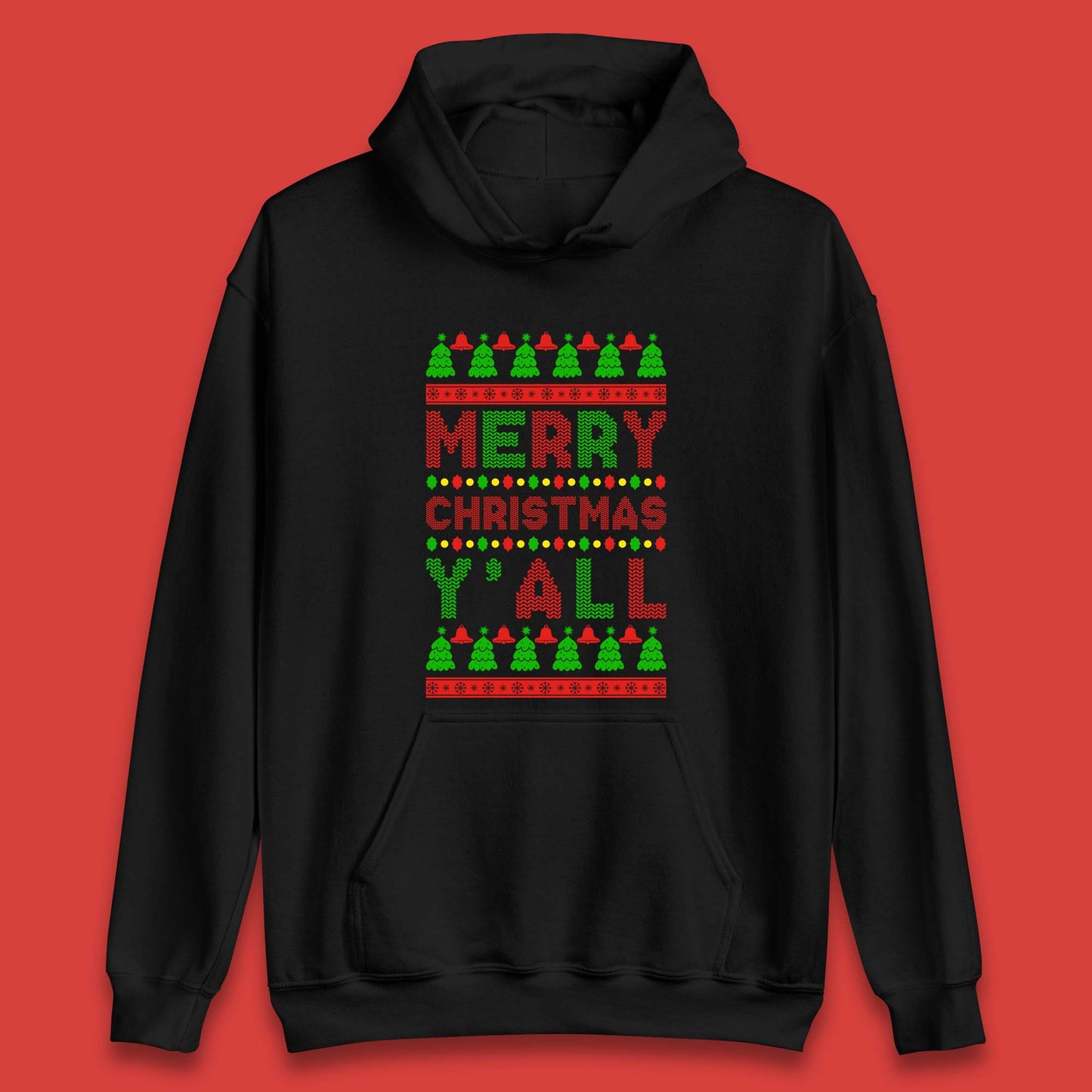 Merry Christmas Y'All Unisex Hoodie