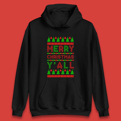 Merry Christmas Y'All Unisex Hoodie