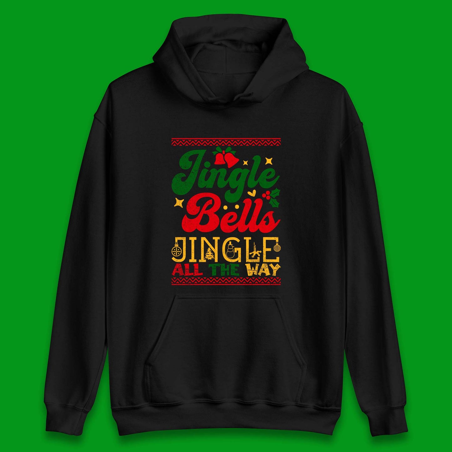 jingle bell christmas hoodie