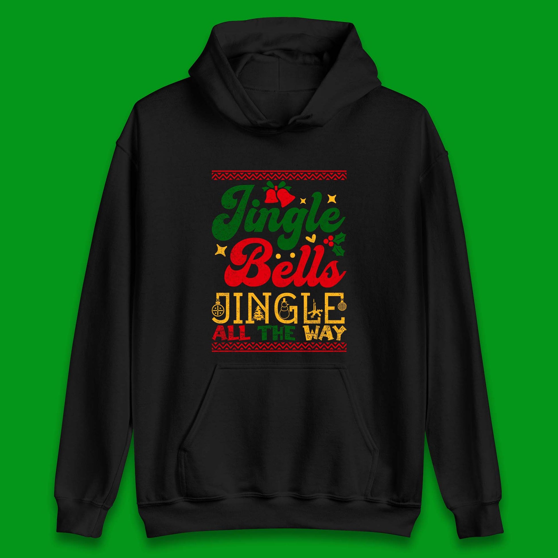 jingle bell christmas hoodie
