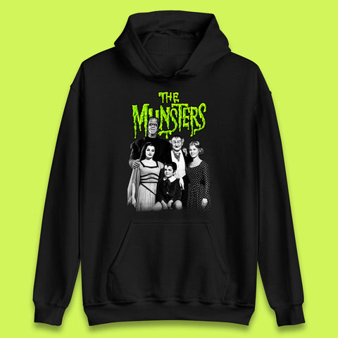 Vintage The Munsters Family TV Series Halloween Frankenstein Horror Scary Unisex Hoodie