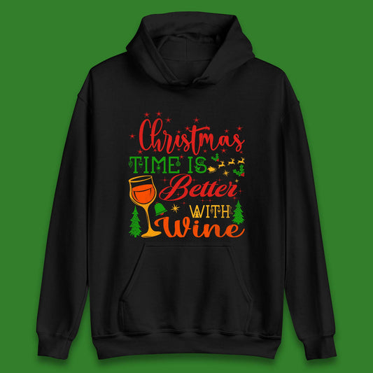 Christmas Wine Unisex Hoodie