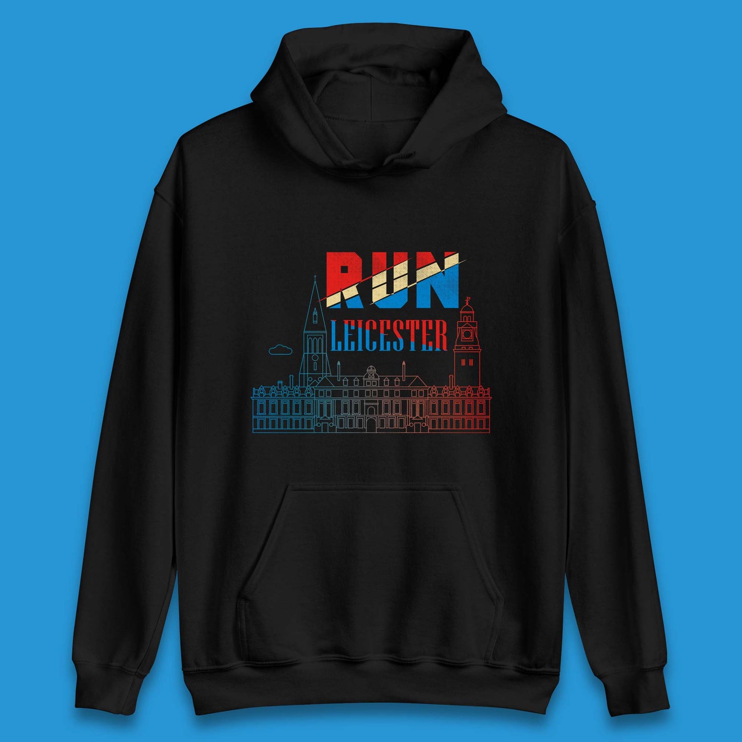 Run Leicester Festival - Souvenir Race Leicester Running Unisex Hoodie