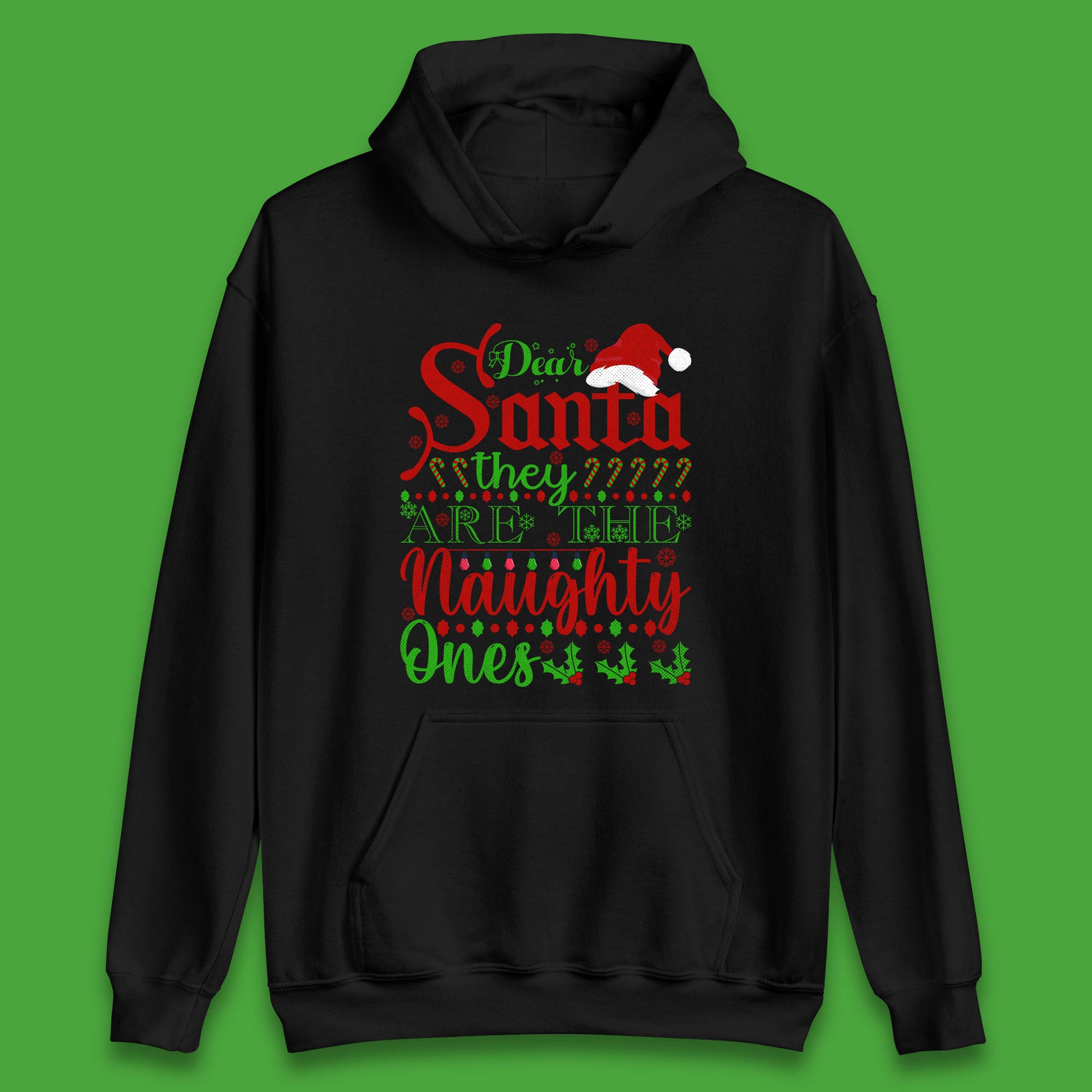 dear santa christmas hoodie