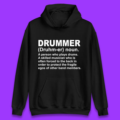 Black Drummer Hoodie