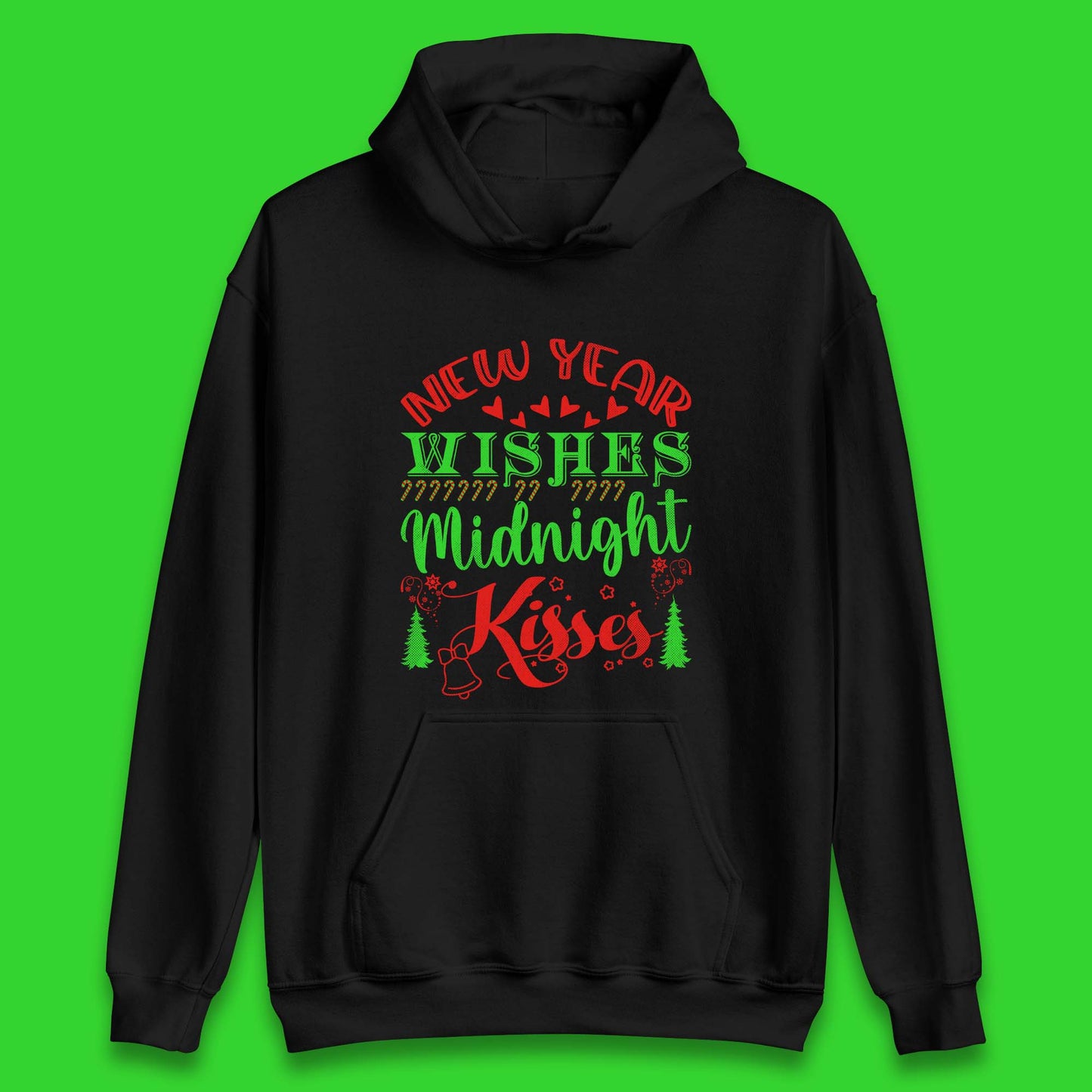 new year wishes christmas hoodie