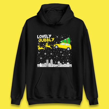 Lovely Jubbly Car Christmas Unisex Hoodie