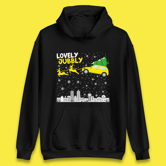 Lovely Jubbly Car Christmas Unisex Hoodie