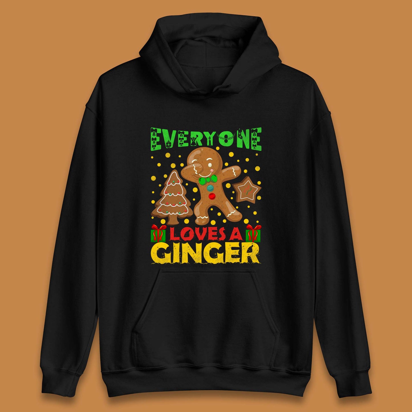 Dabbing Gingerbread Christmas Unisex Hoodie