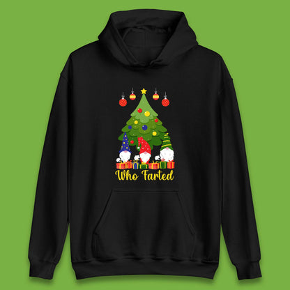 who farted christmas gnomes funny hoodie
