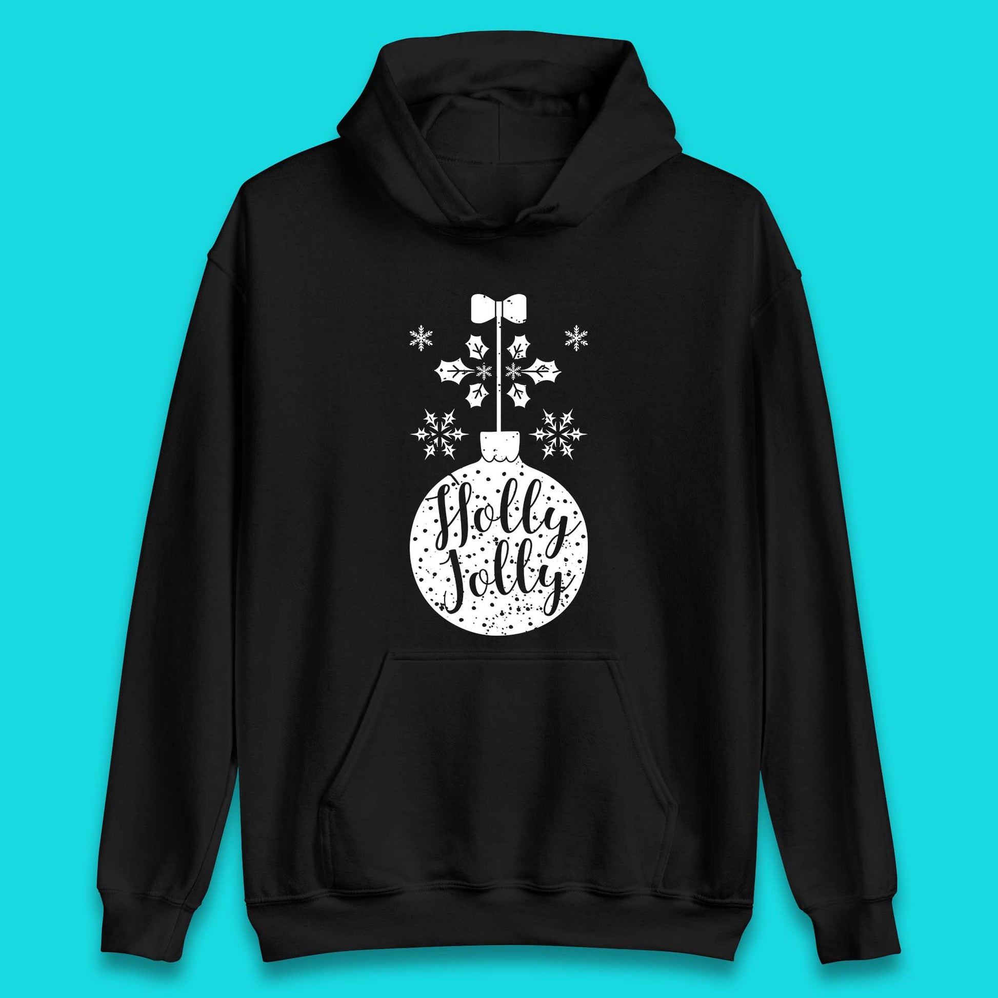 holly jolly christmas hoodie