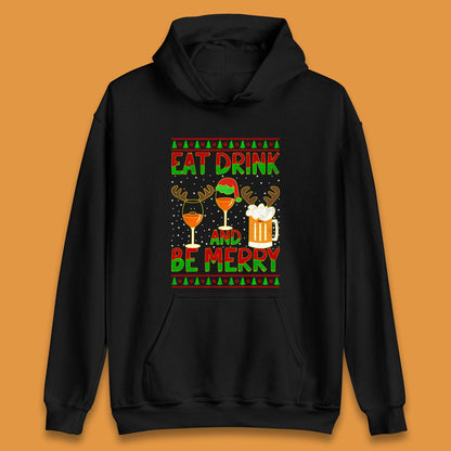 Christmas Drinking Unisex Hoodie