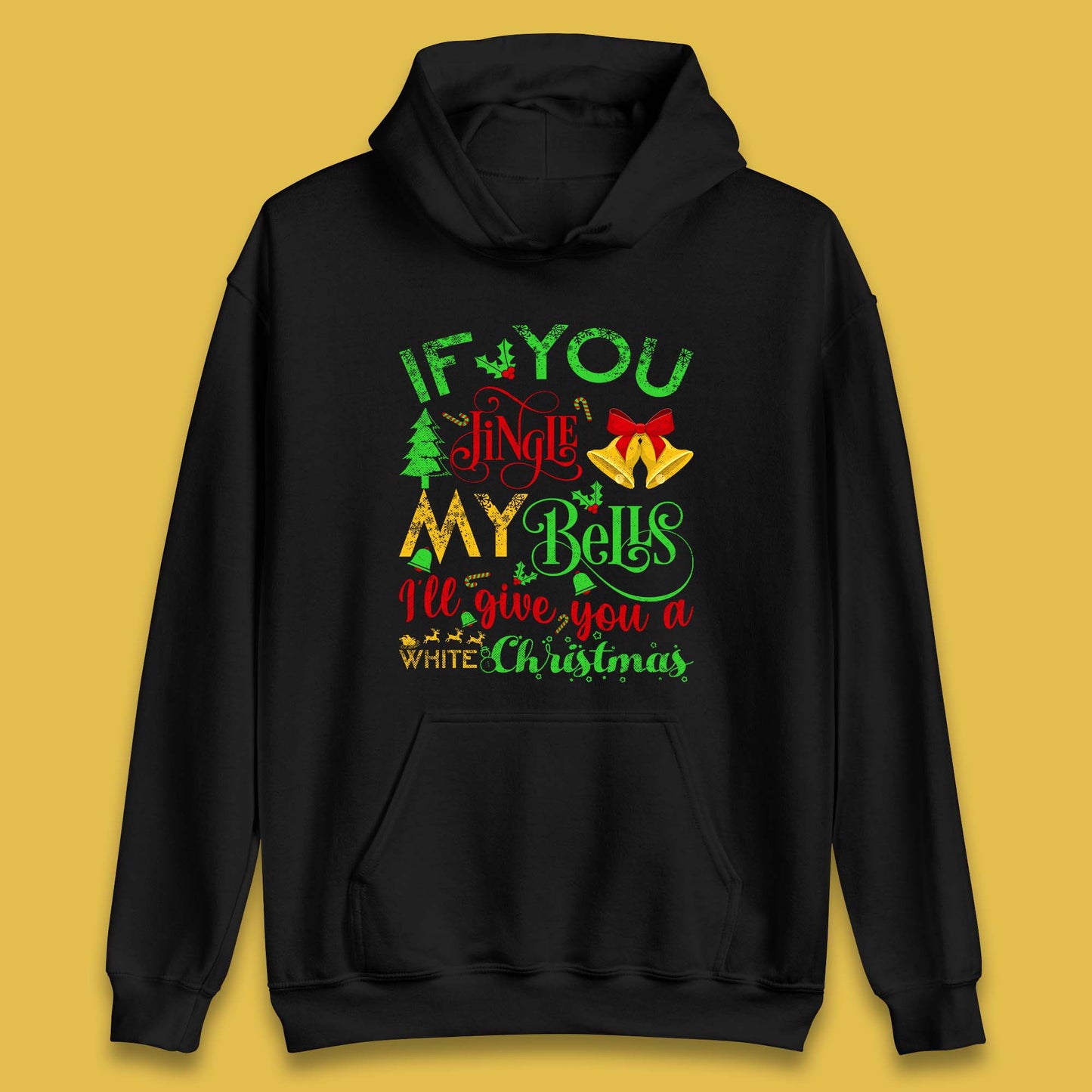 jingle bells funny hoodie