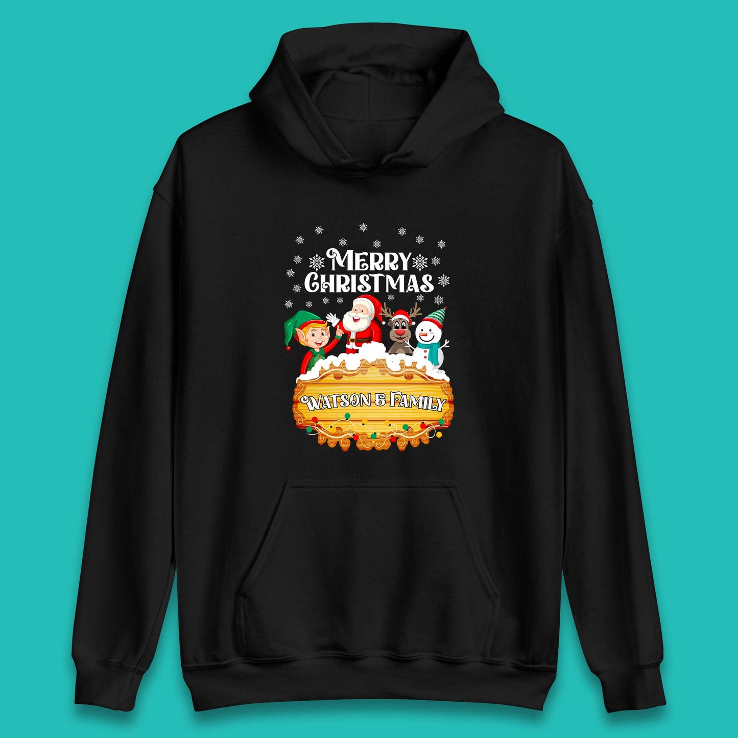 watson family christmas hoodie