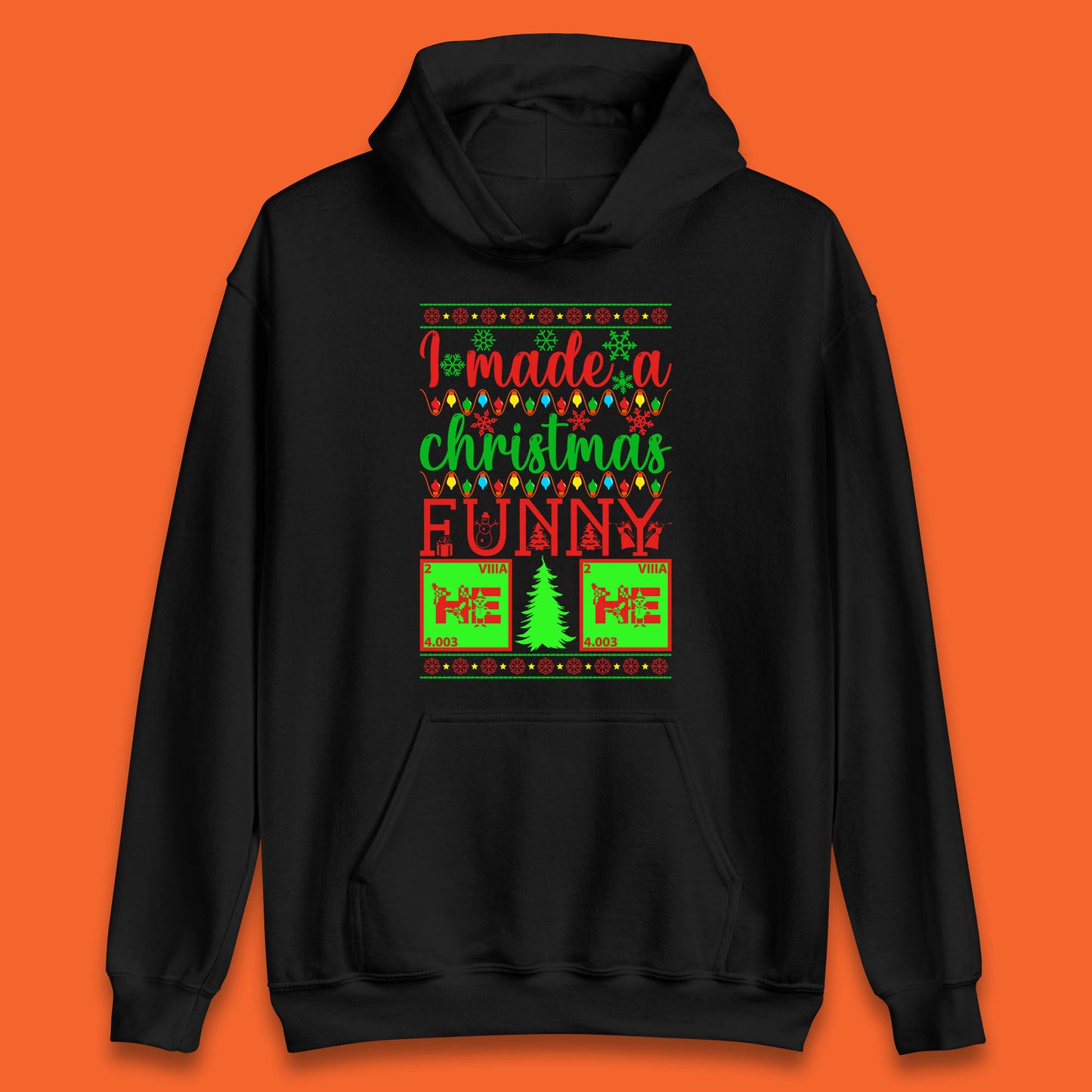 periodic table hoodie