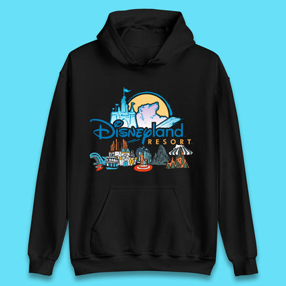 Retro Disneyland Resort Happiest Place on Earth Disneyland Parks Disney 100 Years Of Wonder Disneyland Family Trip Unisex Hoodie