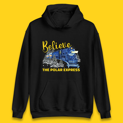 Believe The Polar Express Christmas Train Unisex Hoodie