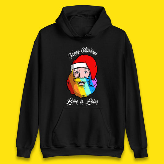 Gay Santa Christmas Unisex Hoodie