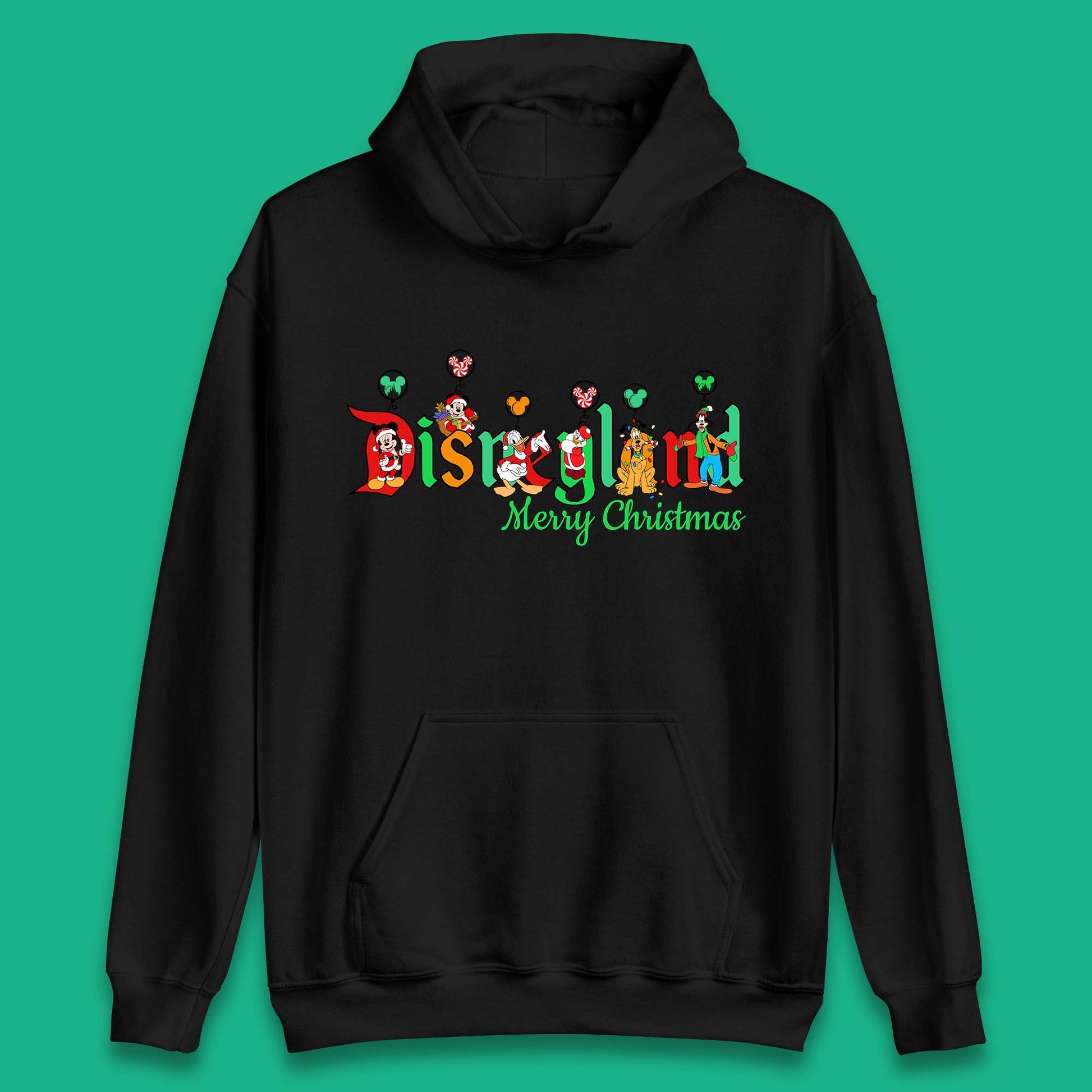 disneyland merry christmas disney mickey and friends hoodie