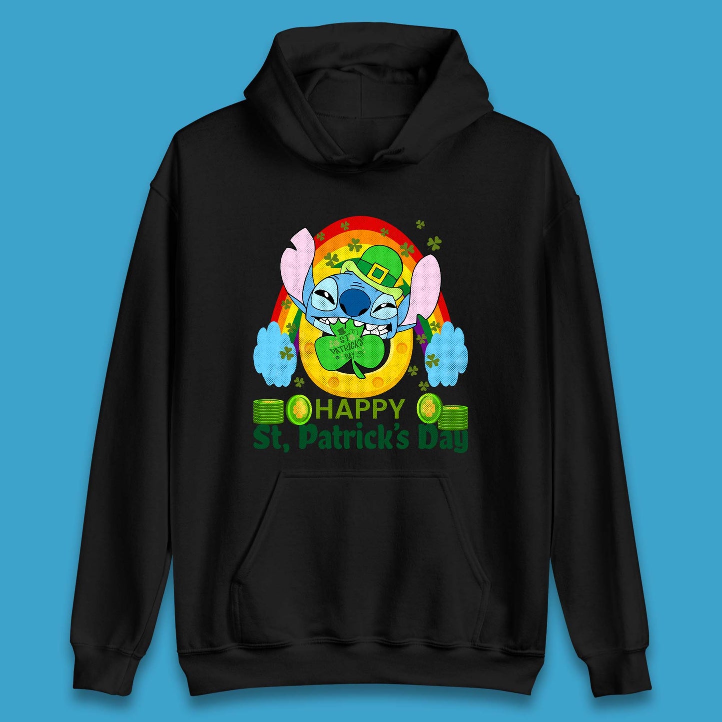 St. Patrick's Day Stitch Unisex Hoodie
