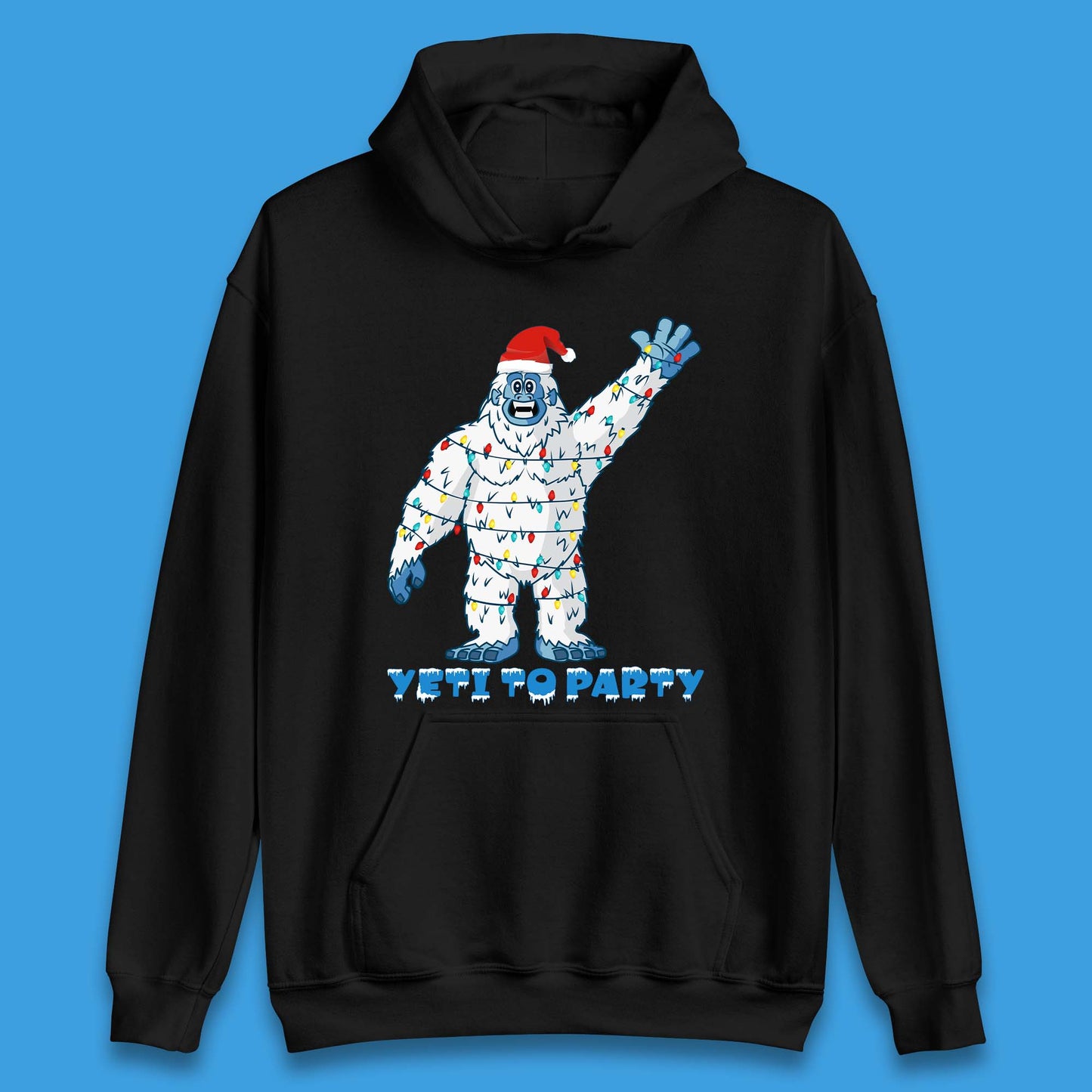 Yeti To Party Christmas Unisex Hoodie