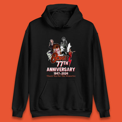 Bowie 77th Anniversary Unisex Hoodie