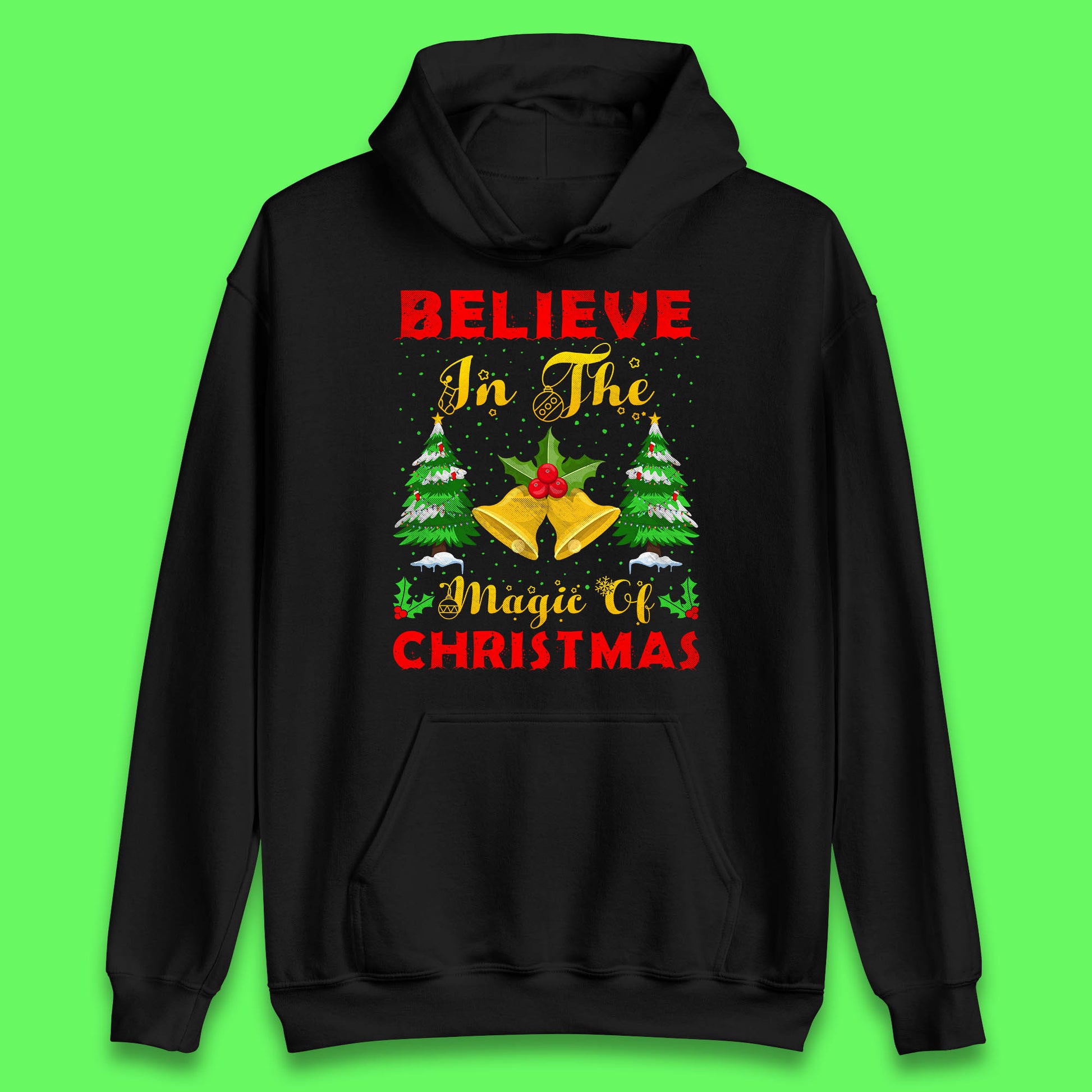 believe in the magic of christmas hoodie