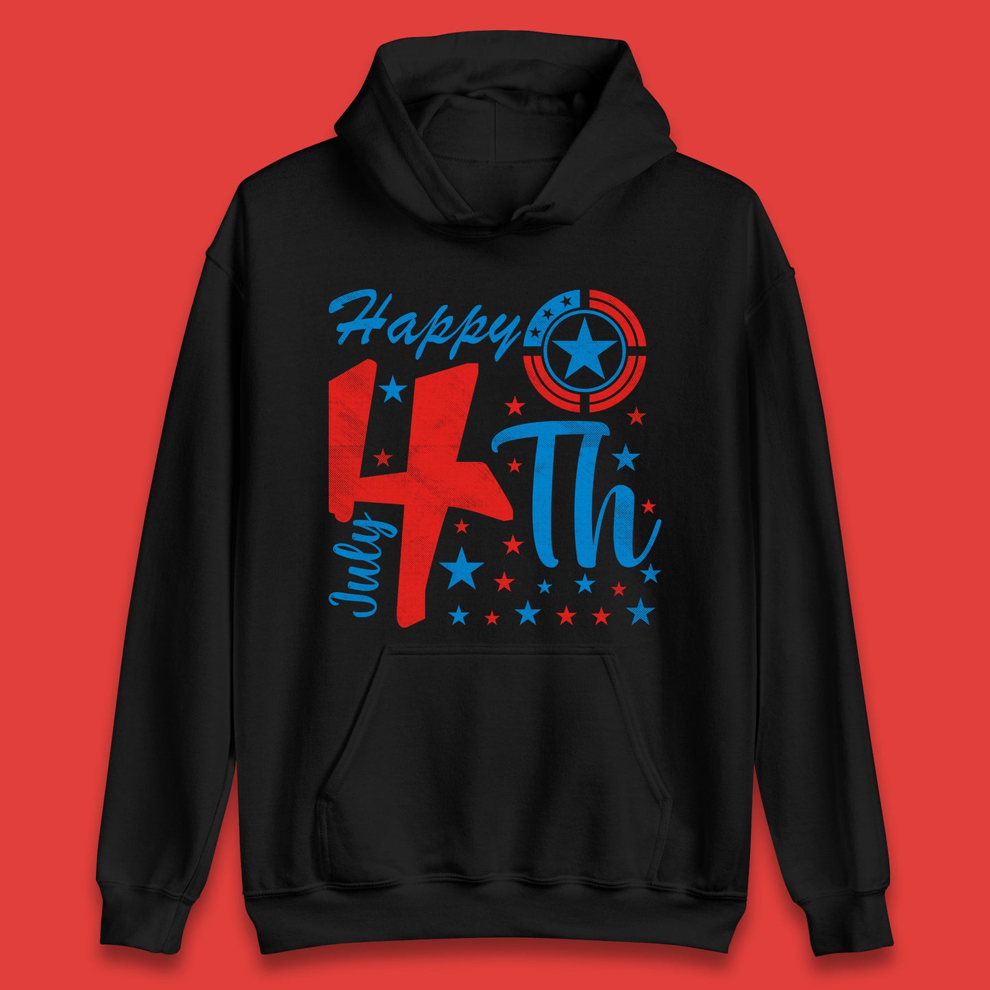 Happy 4th July United States Of America Independence Day Patriotic Celebration Fourth Of July Unisex Hoodie