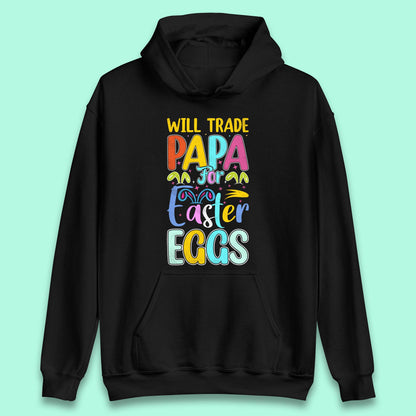 Papa For Easter Eggs Unisex Hoodie